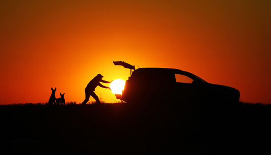 Run your car on sunshine, run your car on solar, sunshine, solar, sunset, car, vehicle, steal the sun