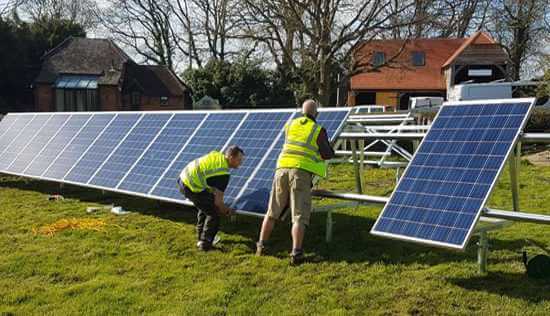 ground mount solar, installation,