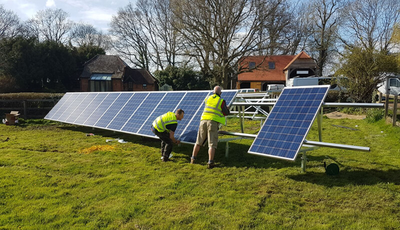 ground mount solar, installation,