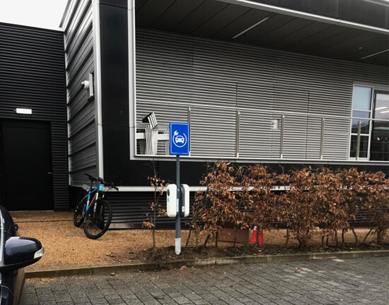 University of Southampton, EV charge point, Bolderwood