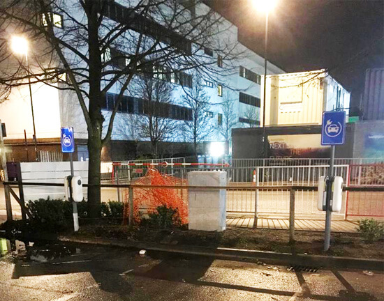 University of Southampton, EV charge point, Gower Campus