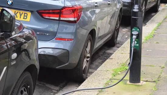City EV, lamp post EV charger, SureCharge, car charging, Joju Charging