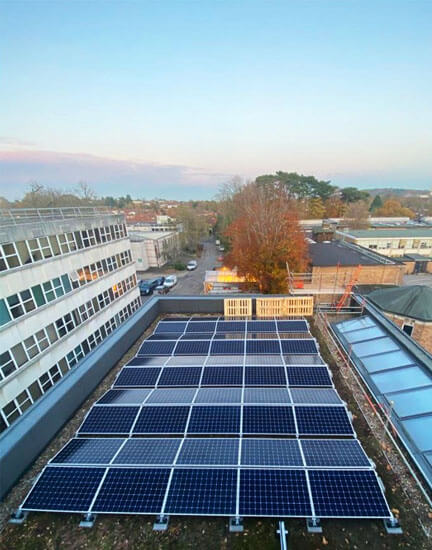 Oxford Brookes, solar panels, Salix finance, SunPower