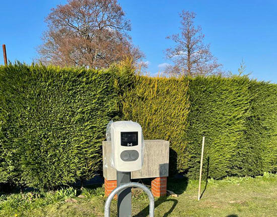 Alfen charge point, Bluebell Railway, Joju Charging, EV charge point, electric vehicles, EV infrastructure