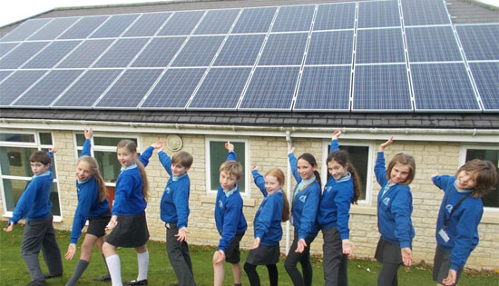 Middle BArton School, Low CArbon Hub, Community Energy, soalr schools