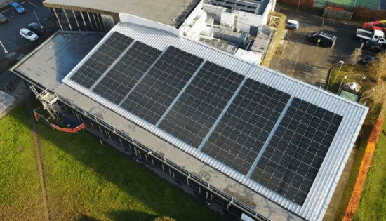 Joju Solar installed solar on Godalming Leisure Centre